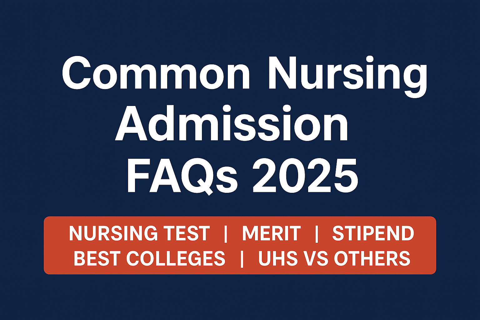 Nursing Admission 2025 Punjab