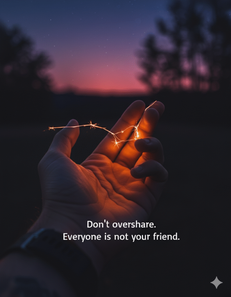 Don’t Overshare Not Everyone Is Your Friend – Why Protecting Your Energy Matters